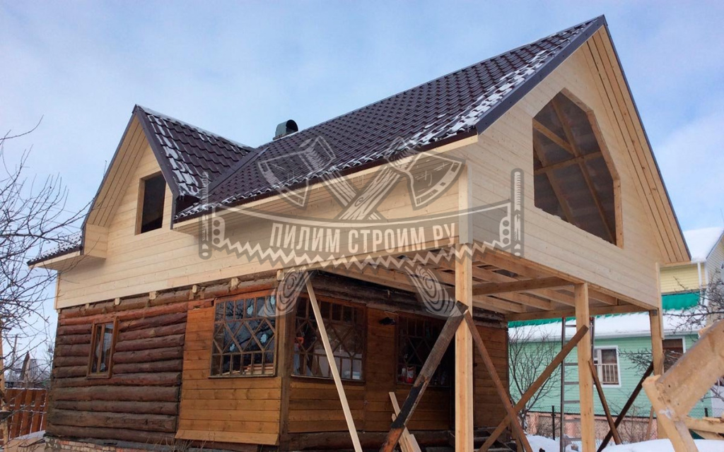 Надстройка второго этажа в загородном доме