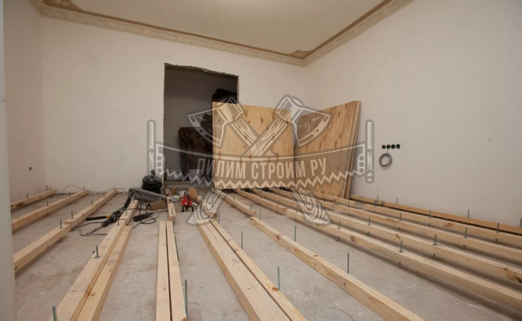 Лаги пола в квартире Лаги пола в квартире