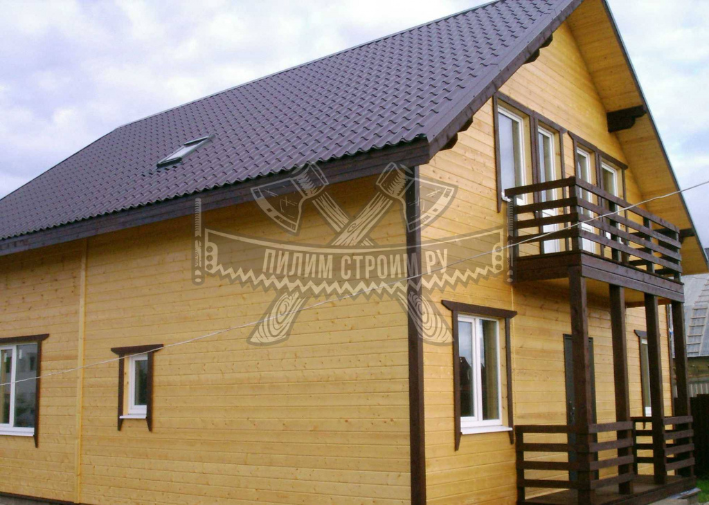 Имитация бруса. Наружная отделка