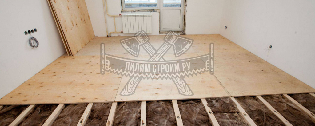 Укладка фанеры ФК на пол Укладка фанеры ФК на пол