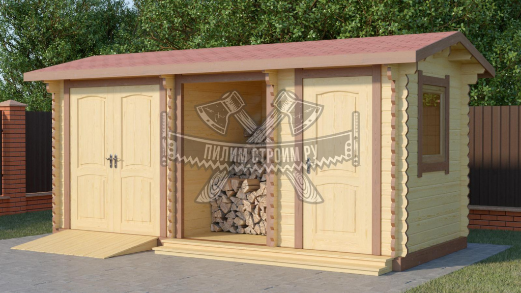Хозблок на дачном участке Хозблок на дачном участке