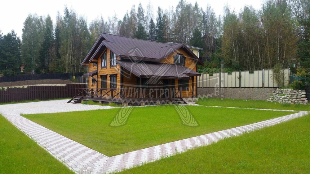 Оптимальное расположение большого дома на участке